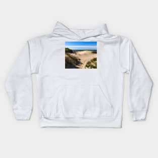 Great Island hike thru the dunes Kids Hoodie